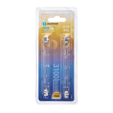 R7S J118 160W 2900K 2pcs