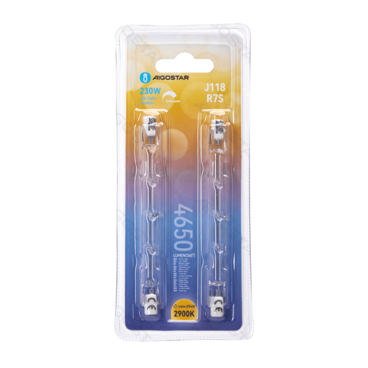 R7S J118 230W 2900K 2pcs