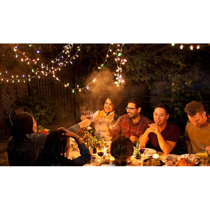 LED Solar String Lights RGB