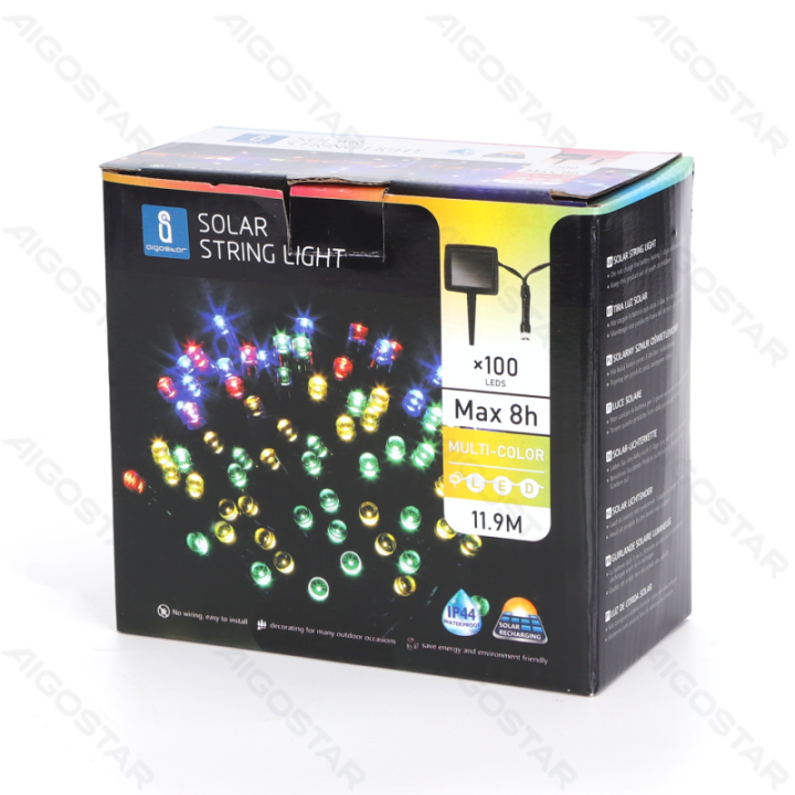 LED Solar String Lights RGB