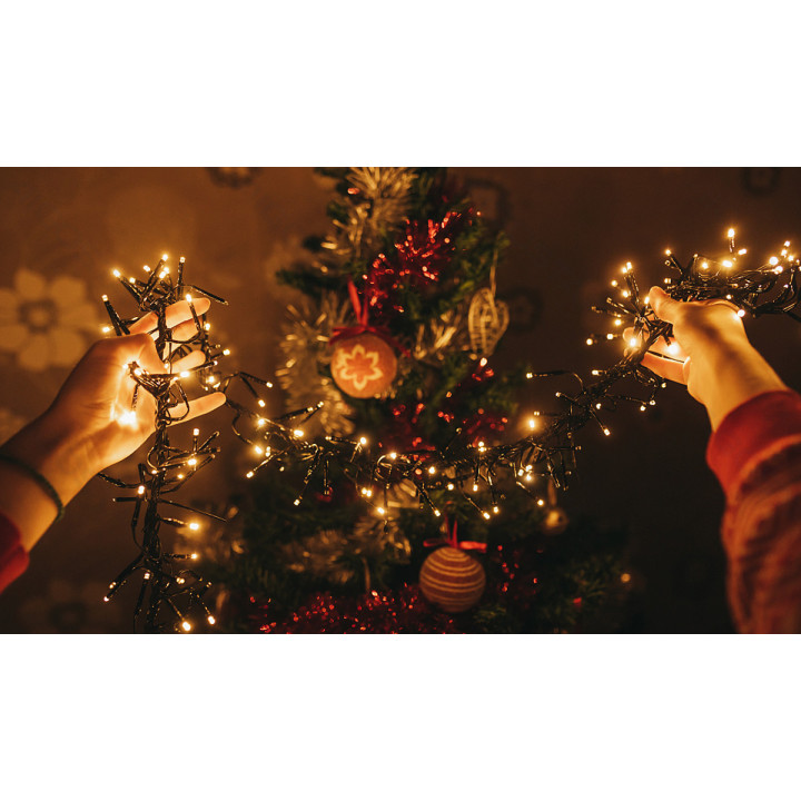 LED Solar Flat String Lights RGBY