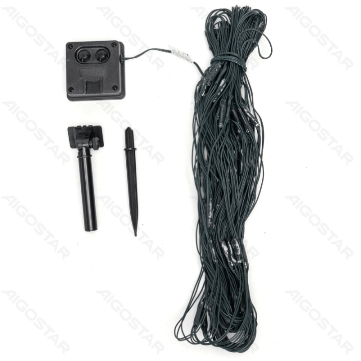 Solar net light flat string lights, RGBY, 3m+1.5m*1.5m