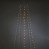3AA Battery String Lights Tree Cover Light Warm White 1.2m