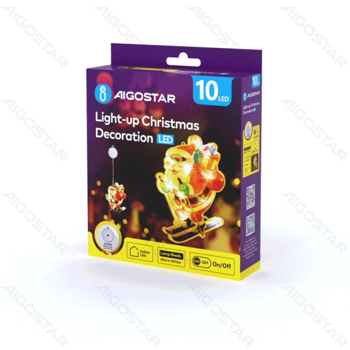 Battery powered pendant with suction cup sled, small, warm white ,IP20 Indoor