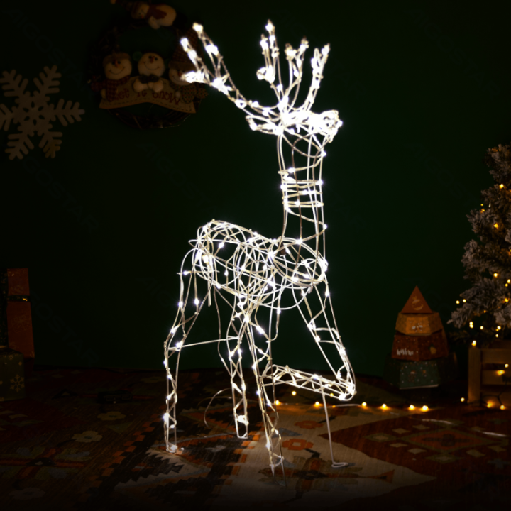 Low voltage Christmas reindeers light, warm white, 0.75m ,IP44, Indoor and Outdoor