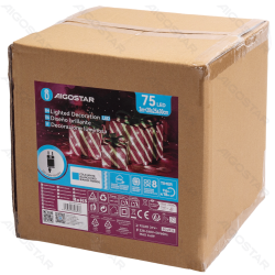 Low voltage light-up Christmas boxes 0.2/0.25/0.3m, cold white ,IP44, Indoor&Outdoor