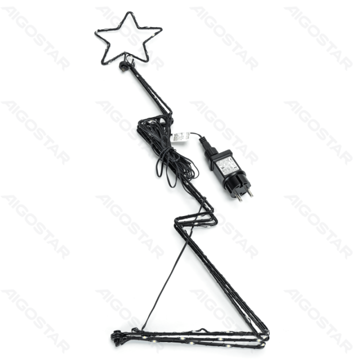 Christmas decoration - low-voltage 3D Christmas tree light, warm white, 5m+60cm