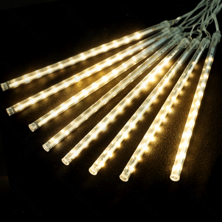 Solar 0.3m- meteor shower string lights, warm white, 5m