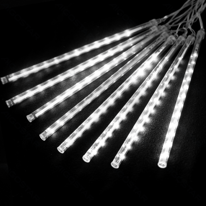 Solar 0.3m- meteor shower string lights, cold white, 5m