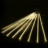 Low voltage 0.3m- meteor shower string lights, warm white, 3m+5m, 8strips 8 strips ,IP44, Indoor&Outdoor