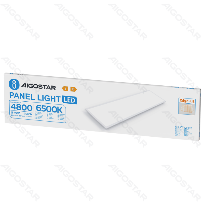 E5 MS Kraštinis panelinis šviestuvas 40W 6500K（295*1195*9mm）