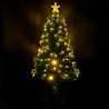 Low voltage fiber optic Christmas tree, warm white, 0.6m ,IP44, Indoor&Outdoor