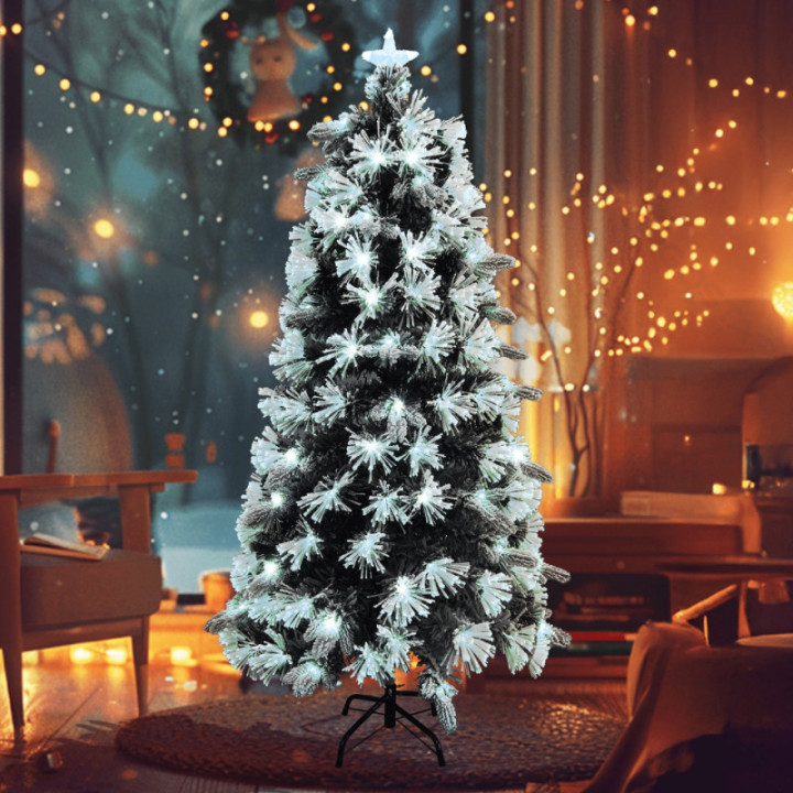 Low-voltage velvet tree, 1.5m, cool white ,IP44, Indoor&Outdoor