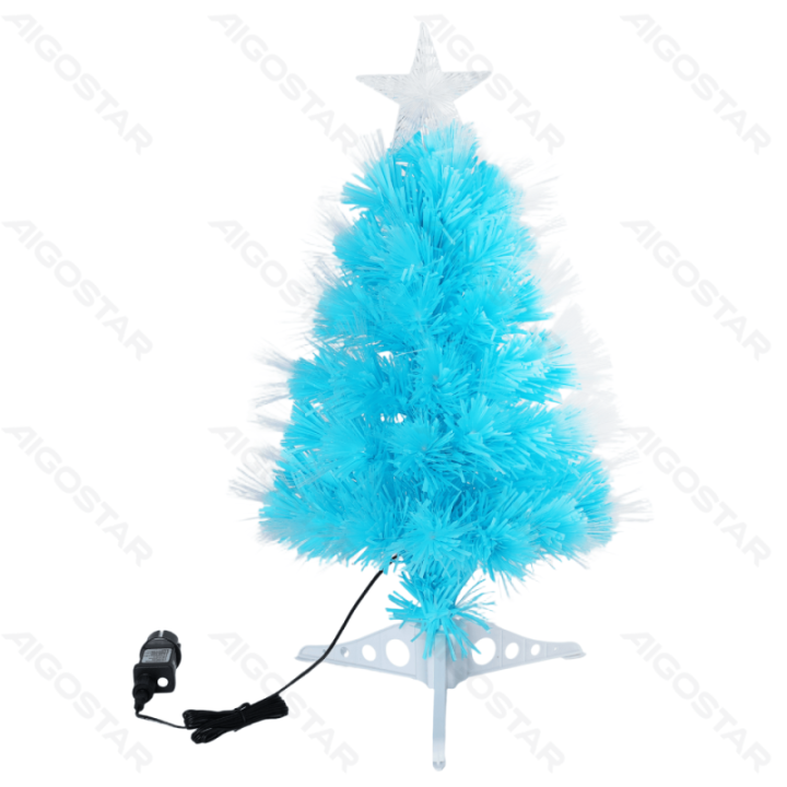 Low-voltage fiber optic tree, 0.6m, aqua blue ,IP44, Indoor&Outdoor