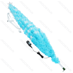 Low-voltage fiber optic tree, 1.5m high, aqua blue ,IP44, Indoor&Outdoor