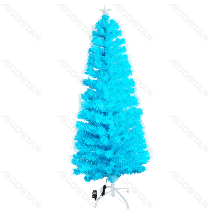 Low-voltage fiber optic tree, 1.8m high, aqua blue ,IP44, Indoor&Outdoor