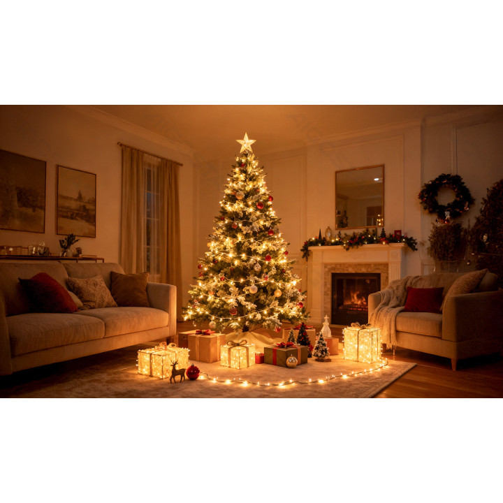 3AA battery string lights (PVC & copper), warm white, 10m ,IP44, Indoor&Outdoor