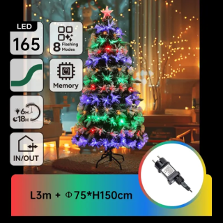 Low-voltage velvet tree, 1.5m, RGBY ,IP44, Indoor&Outdoor