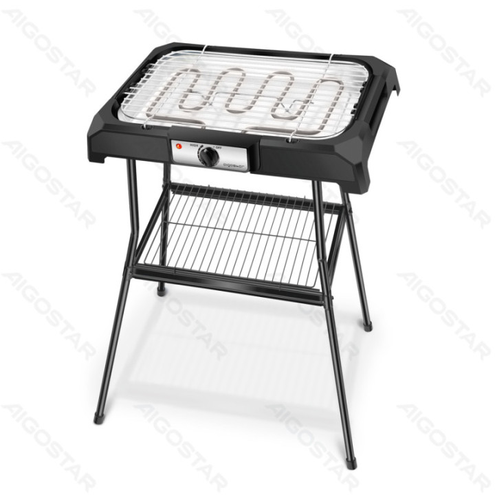 2000W Outdoor Electric Grill with Stand