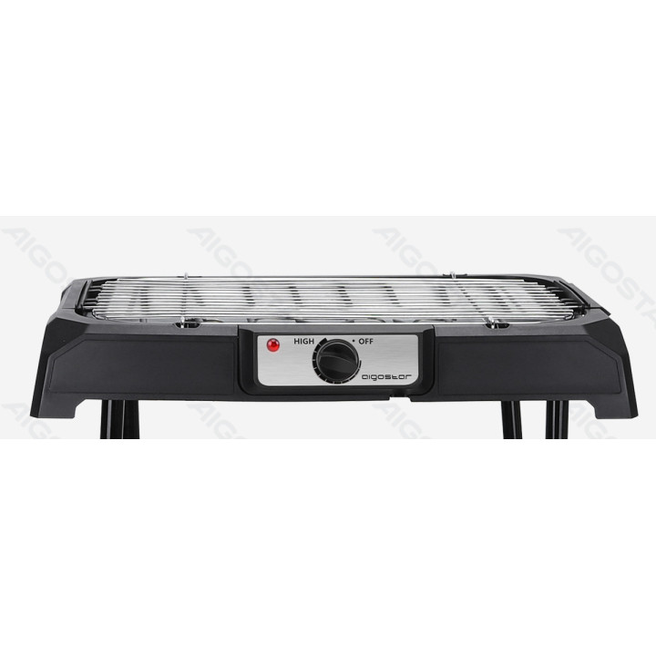 2000W Outdoor Electric Grill with Stand