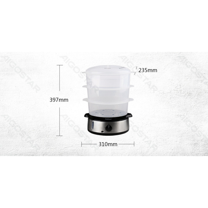 800W 9L Electric SUS Food Steamer