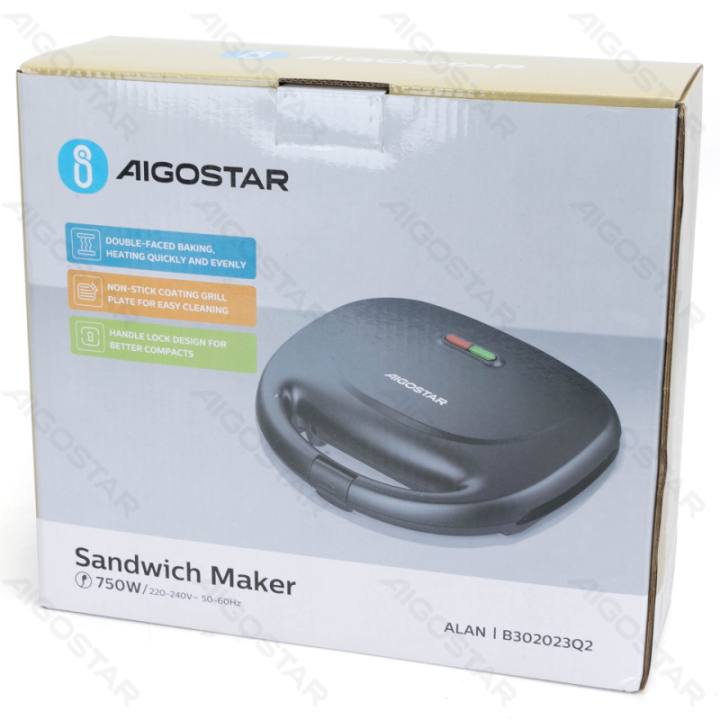 Sandwich maker 750W