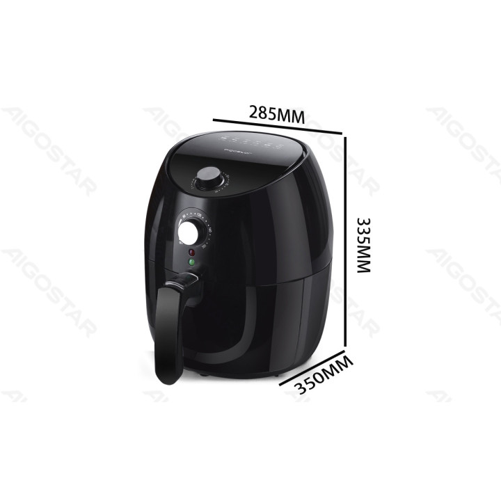 1500W 3.5L mechaninė oro gruzdintuvė