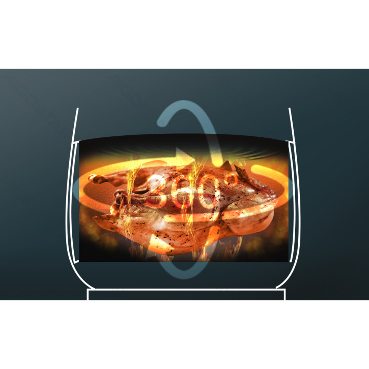 1500W 3.5L mechaninė oro gruzdintuvė