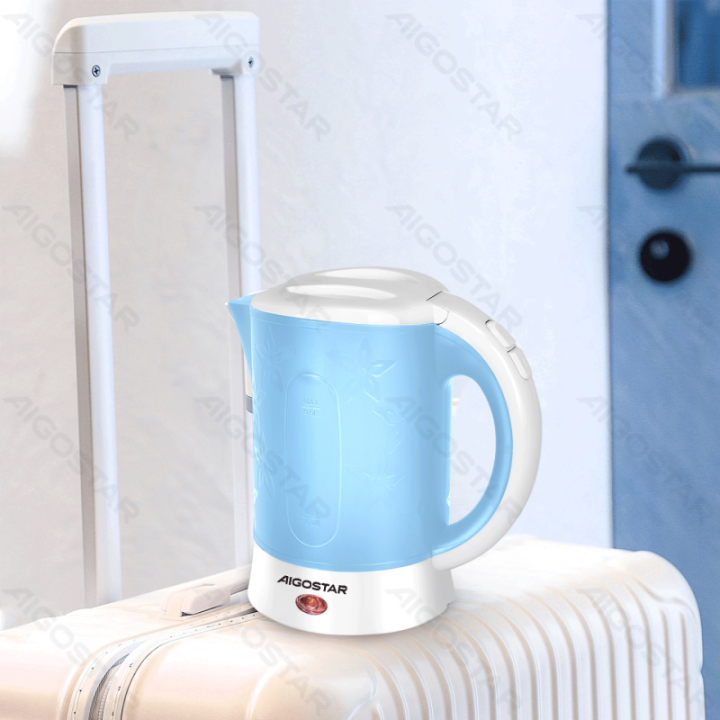 650W 0.6L Plastic Travel Electric Kettle