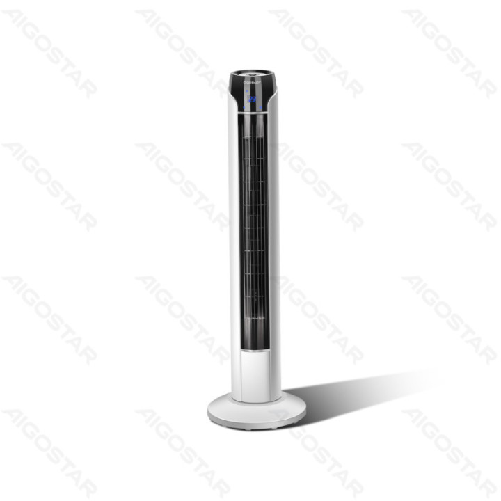 Bokštinis ventiliatorius, 36 colių, 3 greičiai, juodas, su nuotoliniu valdymu