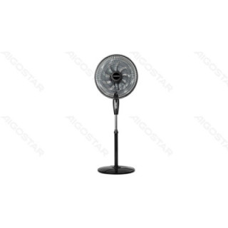 Stand Fan,16 Inches, 9 Blades, 3 Speeds, Black