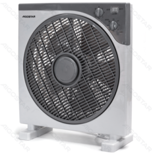 Table Fan,12 Inches, 5 Blades, 3 Speeds, Off white