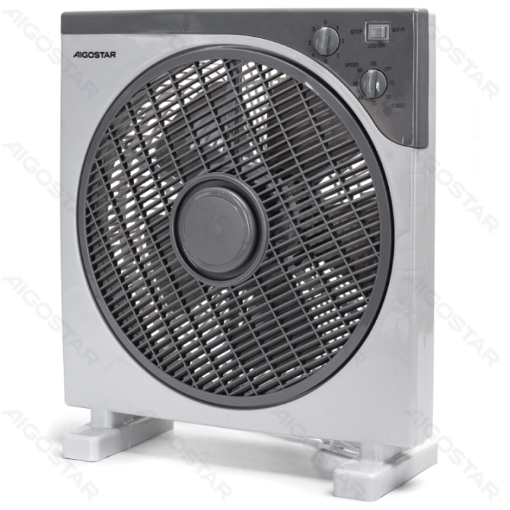 Table Fan,12 Inches, 5 Blades, 3 Speeds, Off white