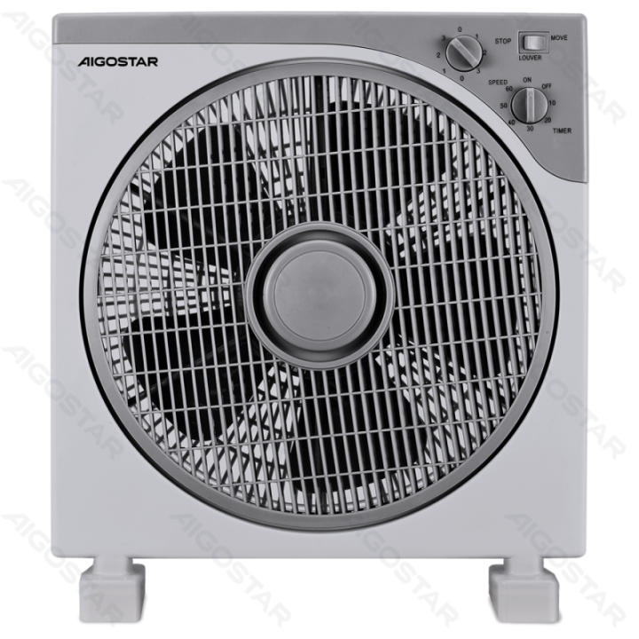 Table Fan,12 Inches, 5 Blades, 3 Speeds, Off white