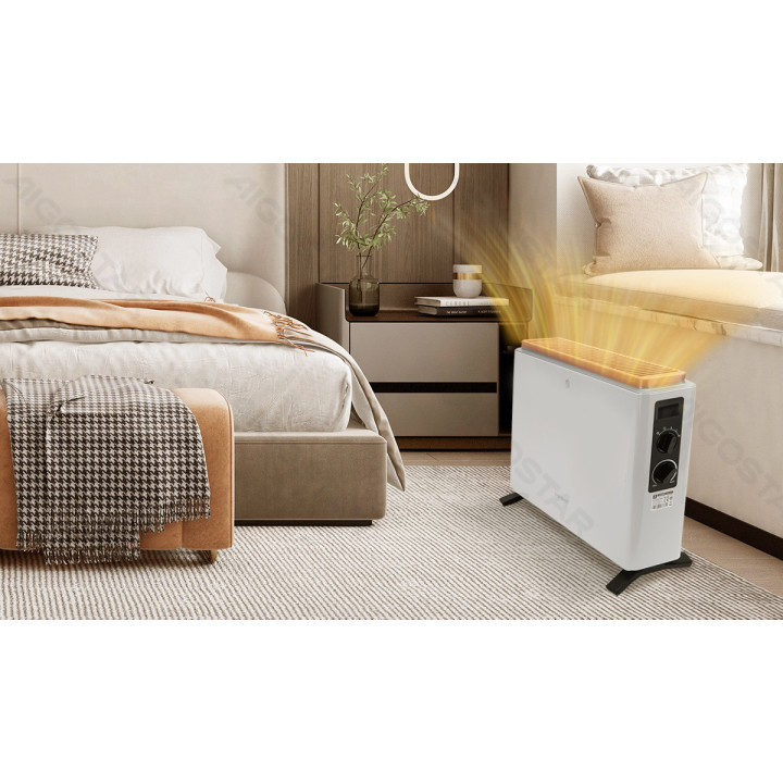 Konvekcinis šildytuvas 2000W, 3 padėčių rankeninis jungiklis