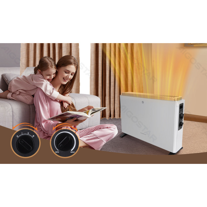 Convection Heater 2000W 3 Setting Knob Switch