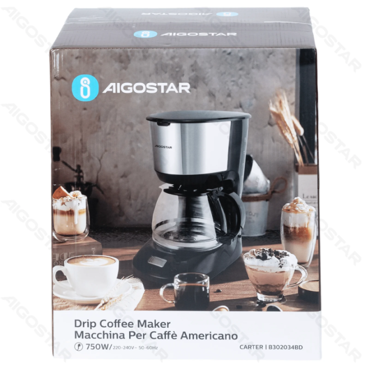 Drip coffee maker 750W 1.25L