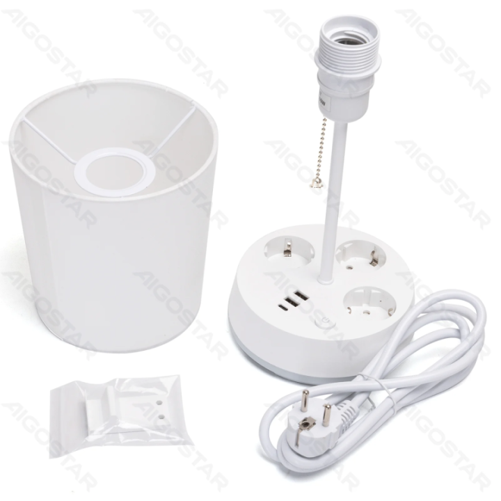 Socket desk lamp bulb not included E27 USB with phone holder