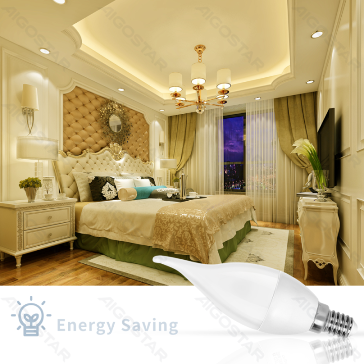 LED CL37 Globe Bulb-E14-6W-3000K-510lm