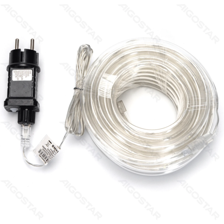 Low Voltage 10mm Tube String Lights Cold White 10m IP44, Indoor&Outdoor