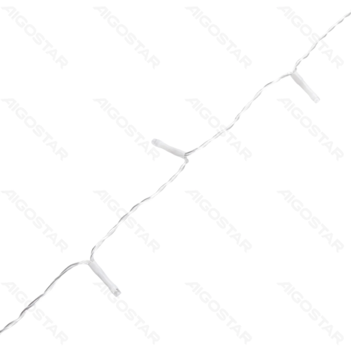 Low Voltage Curtain Flat String Lights, Cold White, 0.9*1.8m 10 strips IP44, Indoor&Outdoor