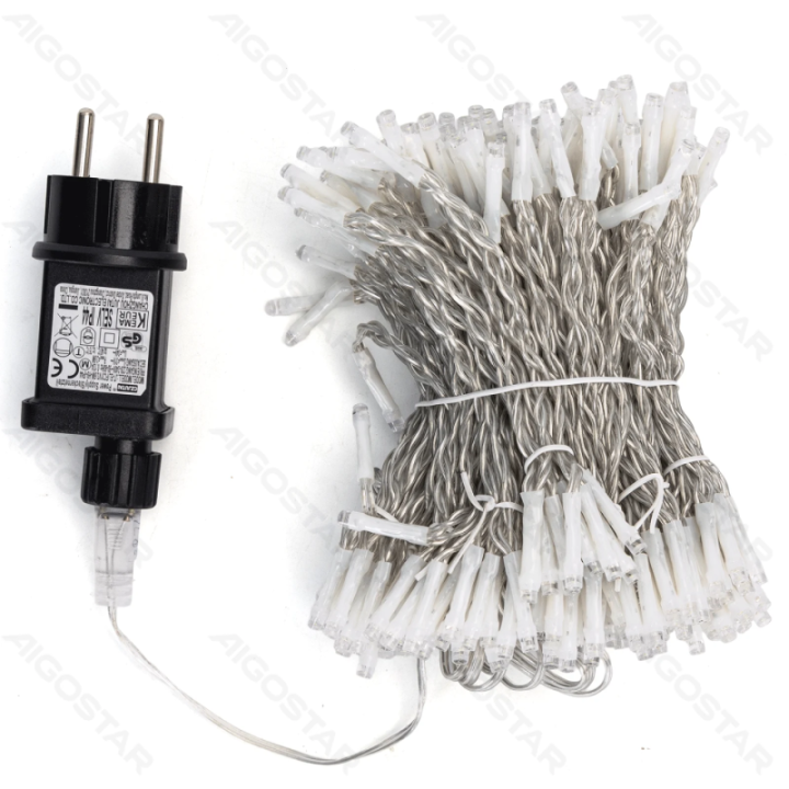 Low Voltage Curtain Flat String Lights, Cold White, 1.5*1.8m 16 strips IP44, Indoor&Outdoor