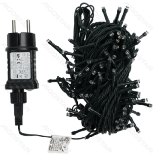 Low Voltage Flat String Lights, Cold White, 15m IP44, Indoor&Outdoor