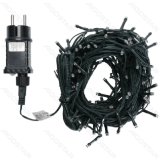 Low Voltage Flat String Lights, Warm White, 15m IP44, Indoor&Outdoor