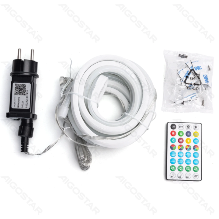 Bluetooth žemos įtampos neono šviesa RGBIC 3m