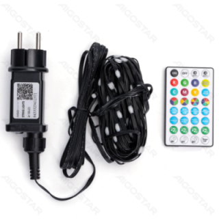 Bluetooth žemos įtampos girliandos (PVC & copper) RGBIC 10m