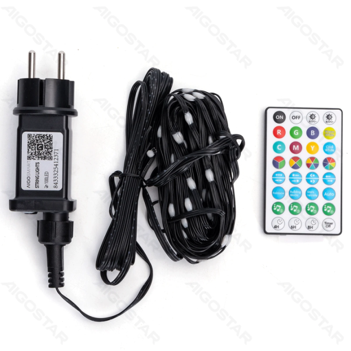 Bluetooth žemos įtampos girliandos (PVC & copper) RGBIC 10m