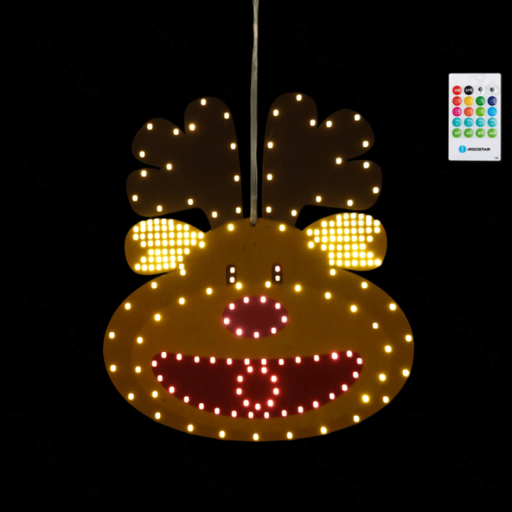 3AA Music Box Show-window Reindeer IP44, Indoor&Outdoor