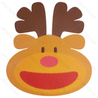 3AA Music Box Show-window Reindeer IP44, Indoor&Outdoor