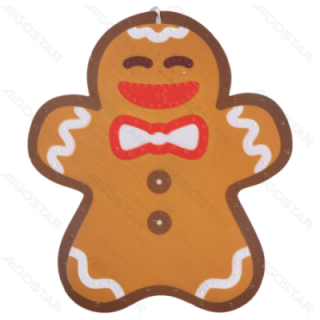 3AA Music Box Show-window Gingerbread Man IP44, Indoor&Outdoor